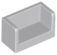 LEGO® los onderdeel Paneel Licht Blauwachtig Grijs 23969