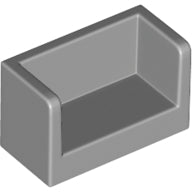 LEGO® los onderdeel Paneel Licht Blauwachtig Grijs 23969