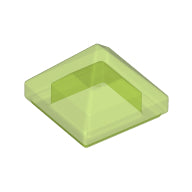 LEGO® Dakpan Algemeen Doorschijnend Helder Groen 22388