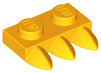 LEGO® onderdeel Plaat Aangepast Helder Licht Oranje 15208