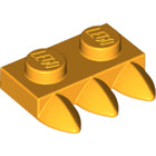 LEGO® onderdeel Plaat Aangepast Helder Licht Oranje 15208