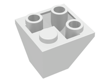 Plaatje in Gallery viewer laden, LEGO® los onderdeel Dakpan Omgekeerd in kleur Wit 3676