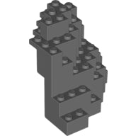 Plaatje in Gallery viewer laden, LEGO® los onderdeel Rots Donker Blauwachtig Grijs 23996