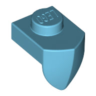 Plaatje in Gallery viewer laden, LEGO® los onderdeel Plaat Aangepast Medium Azuurblauw 15070