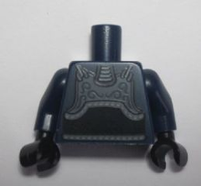 Plaatje in Gallery viewer laden, LEGO® los onderdeel Lijf met Motief Donkerblauw 973pb2211c01