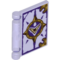 Plaatje in Gallery viewer laden, LEGO® Accessoire met Motief Doorzichtig Paars 24093pb004