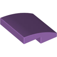 Plaatje in Gallery viewer laden, LEGO® los onderdeel Dakpan Gebogen Medium Lavendel 15068