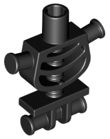 Plaatje in Gallery viewer laden, LEGO® los onderdeel Lijf Accessoire in kleur Zwart 60115