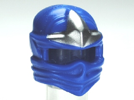 LEGO® los onderdeel Hoofddeksels in kleur Blauw 98133pb02