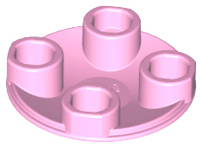 LEGO® los onderdeel Plaat Rond in kleur Fel Roze 2654