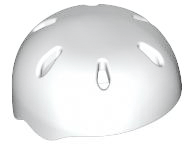 LEGO® los onderdeel Hoofddeksels in kleur Wit 46303