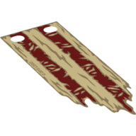 LEGO® los onderdeel Doek in kleur Geelbruin 25440