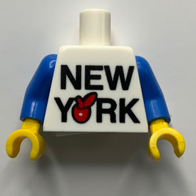 LEGO® los onderdeel Lijf met Motief Wit 973pb2326c01