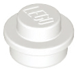 LEGO® los onderdeel Plaat Rond in kleur Wit 4073