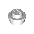 LEGO® los onderdeel Plaat Rond in kleur Wit 4073