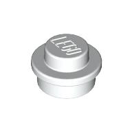 LEGO® los onderdeel Plaat Rond in kleur Wit 4073