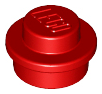 LEGO® los onderdeel Plaat Rond in kleur Rood 4073