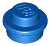 Plaatje in Gallery viewer laden, LEGO® los onderdeel Plaat Rond in kleur Blauw 4073