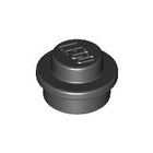 LEGO® los onderdeel Plaat Rond in kleur Zwart 4073