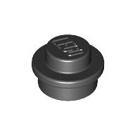 LEGO® los onderdeel Plaat Rond in kleur Zwart 4073