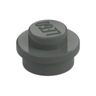 LEGO® los onderdeel Plaat Rond in kleur Donkergrijs 4073