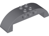LEGO® Dakpan Gebogen Donker Blauwachtig Grijs 11290