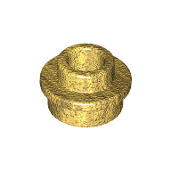LEGO® los onderdeel Plaat Rond in kleur Parel Goud 85861