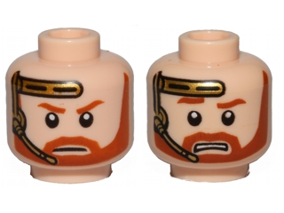 LEGO® los onderdeel Hoofd in kleur Lichte Noga 3626cpb1472
