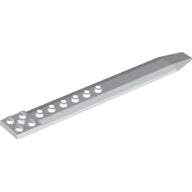 Plaatje in Gallery viewer laden, LEGO® los onderdeel Plaat Aangepast in kleur Wit 62743