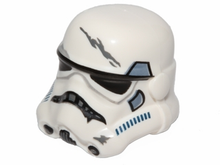 Plaatje in Gallery viewer laden, LEGO® los onderdeel Hoofddeksels in kleur Wit 30408pb11