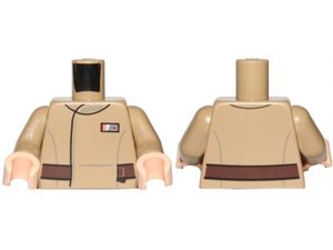 LEGO® Lijf met Motief Donker Geelbruin 973pb2225c01