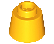 LEGO® los onderdeel Kegel in kleur Helder Licht Oranje 85975