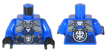 Plaatje in Gallery viewer laden, LEGO® los onderdeel Lijf met Motief Blauw 973pb2648c01