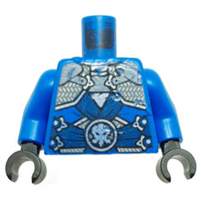 Plaatje in Gallery viewer laden, LEGO® los onderdeel Lijf met Motief Blauw 973pb2648c01