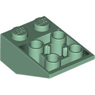 LEGO® los onderdeel Dakpan Omgekeerd Zandgroen 3747b
