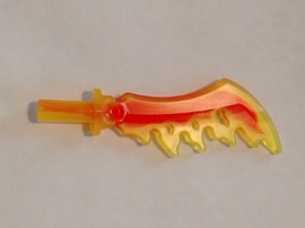 LEGO® los onderdeel Wapen Doorzichtig Geel 19858pb02