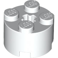 Plaatje in Gallery viewer laden, LEGO® los onderdeel Steen Rond in kleur Wit 3941