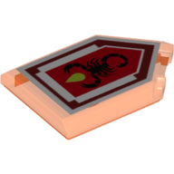 Plaatje in Gallery viewer laden, LEGO® 22385pb005 in kleur Doorzichtig Neon Oranje
