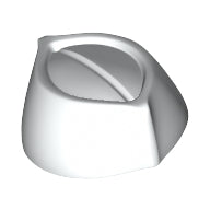 LEGO® los onderdeel Hoofddeksels in kleur Wit 98381