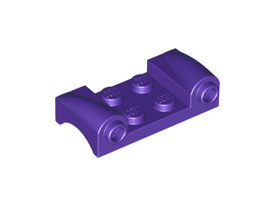 LEGO® los onderdeel Spatbord in kleur Donkerpaars 93590