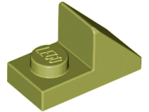 Plaatje in Gallery viewer laden, LEGO® los onderdeel Dakpan Algemeen Olijfgroen 92946