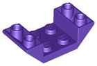 LEGO® los onderdeel Dakpan Omgekeerd Donkerpaars 4871