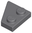 LEGO® los onderdeel Wig Plaat Donker Blauwachtig Grijs 24307