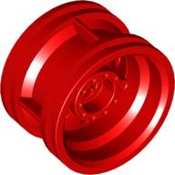 LEGO® los onderdeel Wiel in kleur Rood 56145