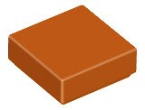 Plaatje in Gallery viewer laden, LEGO® los onderdeel Tegel Algemeen Donker Oranje 3070