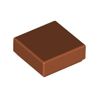 Plaatje in Gallery viewer laden, LEGO® los onderdeel Tegel Algemeen Donker Oranje 3070