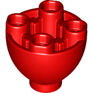 LEGO® los onderdeel Steen Rond in kleur Rood 24947