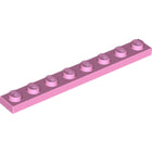 LEGO® los onderdeel Plaat Algemeen in kleur Fel Roze 3460