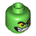 LEGO® los onderdeel Hoofd in kleur Fel Groen 3626cpb1533