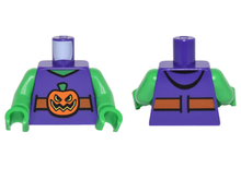 Plaatje in Gallery viewer laden, LEGO® los onderdeel Lijf met Motief Donkerpaars 973pb2281c01